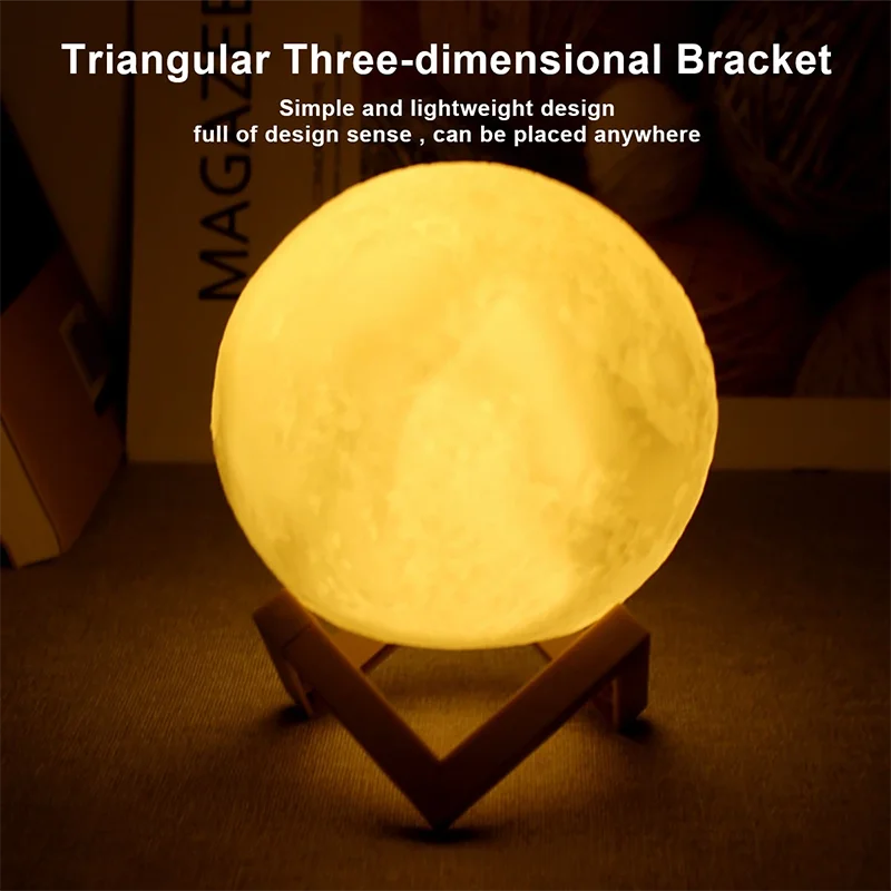 Lampada luna LED galassia – Book light magica per camera bambini e relax