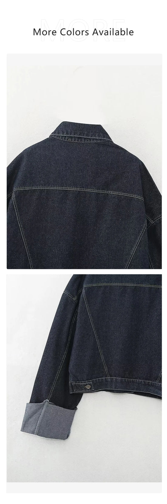 Tuta denim donna 2025 ‒ giacca single-breasted + pantalone wide-leg in denim, completo qualità premium