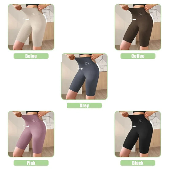 Shorts donna push-up vita alta 2025 – cycling fitness leggings per palestra e yoga