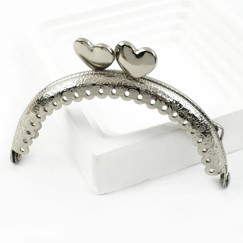 Chiusura da Cucire  85 mm con Chiusura Kiss-Lock – Mini Portamonete / Pochette DIY (1-10 pezzi)