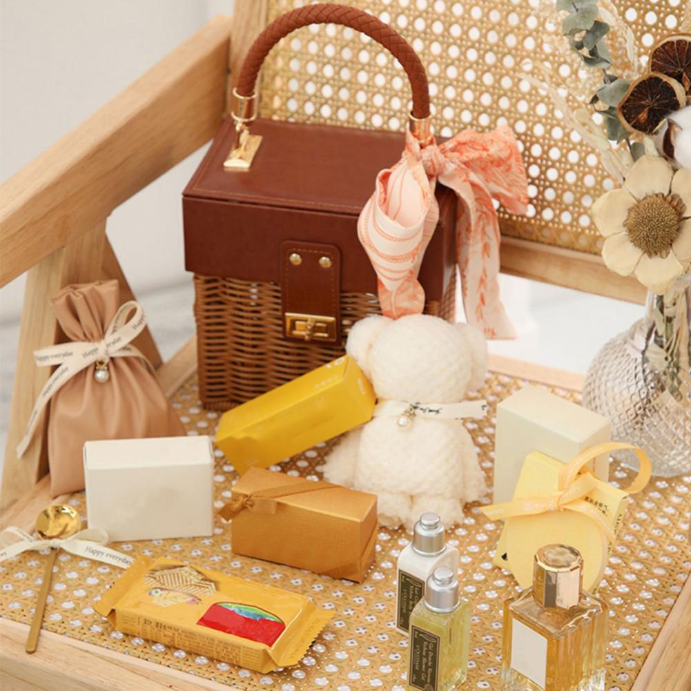 Borsa a Tracolla in Rattan Nera per Donna – Stile Casual Estivo, Fatto a Mano, Forma Box, Perfetta per Viaggi e Spiaggia