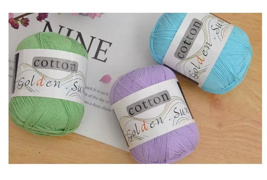 Filato in cotone 100% 200 g – filo medio-fino per uncinetto / knitting: maglioni, cappelli, copertine fai-da-te
