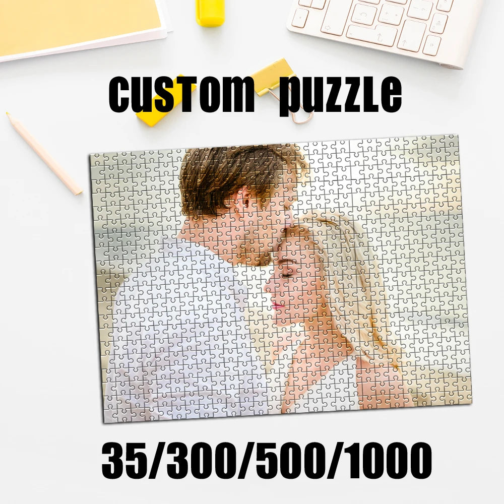 Puzzle Personalizzato con Foto – Puzzle di Cartone o Legno da 35 a 1000 Pezzi