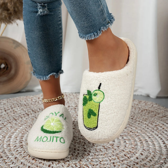 Pantofole Donna Morbide Invernali Simpatiche Royal Mojito Calde e Comode da Casa