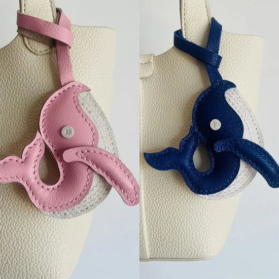 Ciondolo in Pelle a Forma di Animale – Portachiavi Artigianale per Borse e Zaini