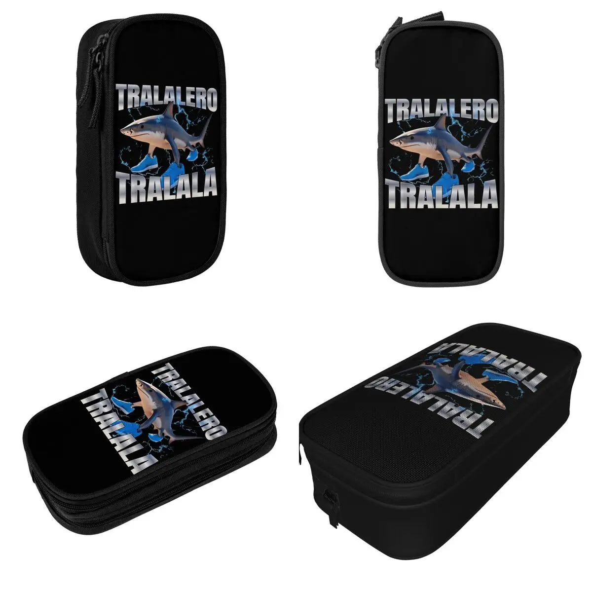 Astuccio Tralalero Tralala – Pencil Case Shark Meme Italian Brainrot, Divertente e Virale