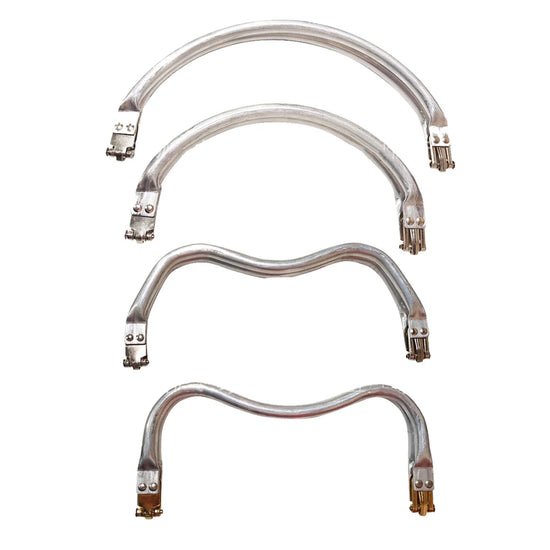 Set da 5 chiusure in metallo per borse all'uncinetto – Accessori per borse fai da te, stile "doctor bag" o clutch