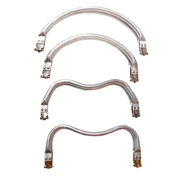 Set da 5 chiusure in metallo per borse all'uncinetto – Accessori per borse fai da te, stile "doctor bag" o clutch