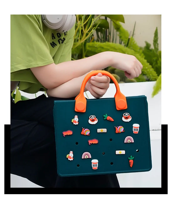 Borsa Bogg Personalizzabile con Fori per Spille - 27 Colori