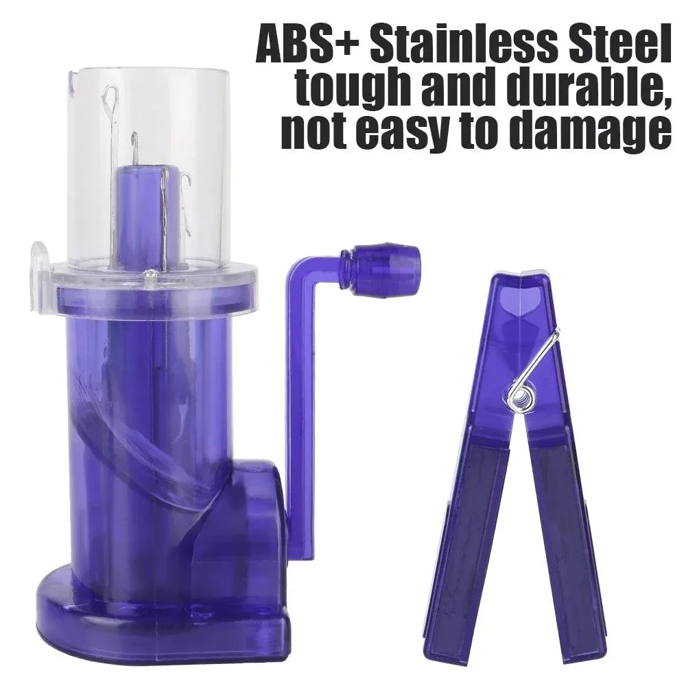 Macchina Maglieria Manuale Portatile con Manovella – Knitting Loom DIY