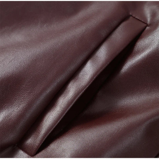 Giacca Donna Effetto Pelle Vintage con Zip - immagine 12