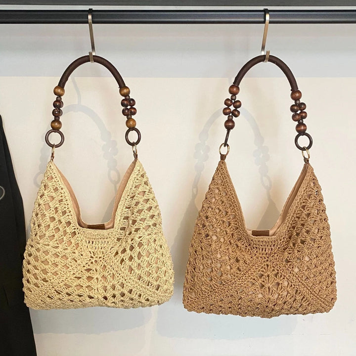 Borsa Tote Donna in Paglia Intrecciata – Shopper Estiva Capiente