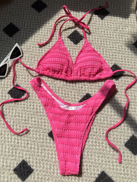 Bikini uncinetto effetto handmade – Novità estate 2025
