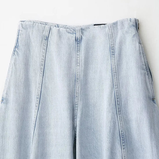 Jeans patchwork vita bassa donna – pantaloni larghi Y2K stile street fashion 2025