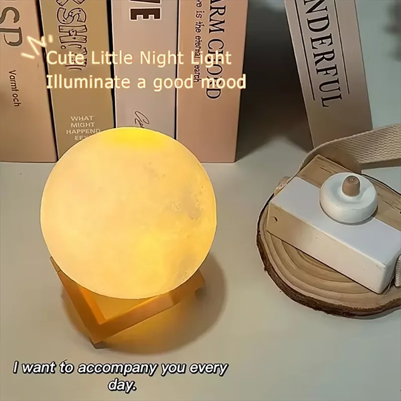 Lampada luna LED galassia – Book light magica per camera bambini e relax