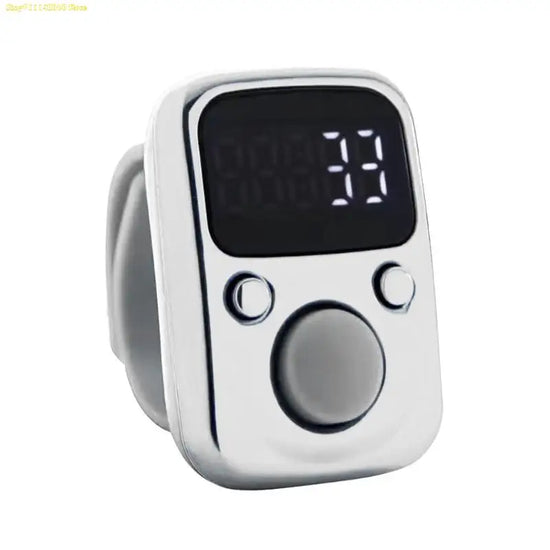 Contatore Digitale da Dito con Display OLED Impermeabile – Clicker Elettronico per Uncinetto e Maglia