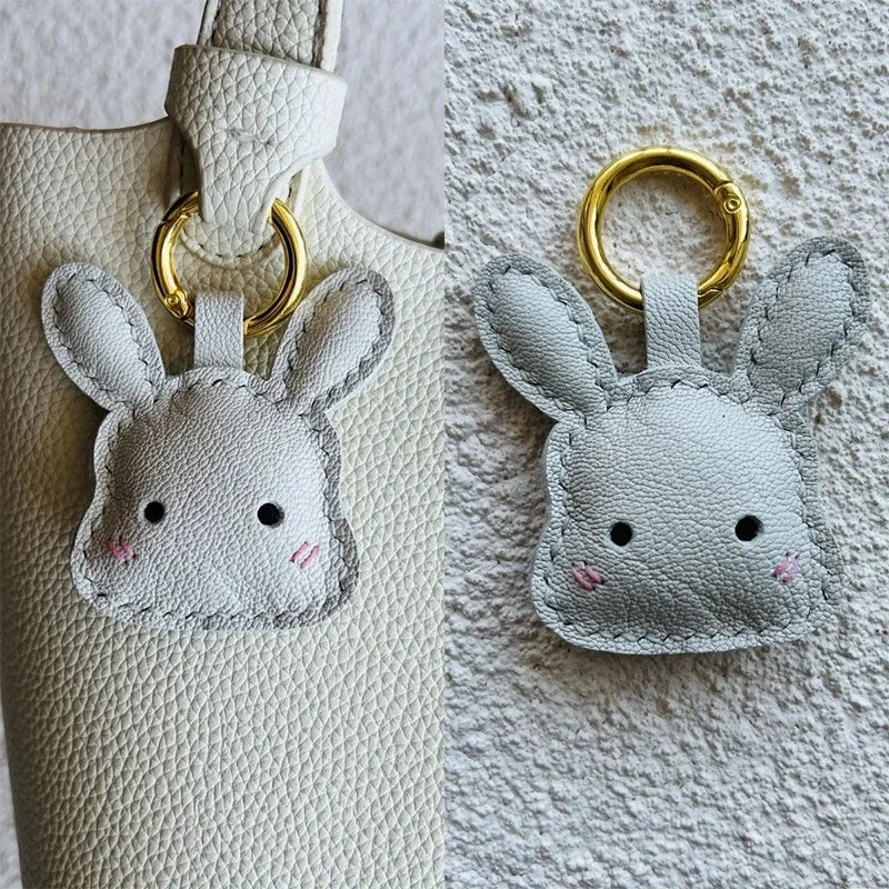 Ciondolo in Pelle a Forma di Animale – Portachiavi Artigianale per Borse e Zaini