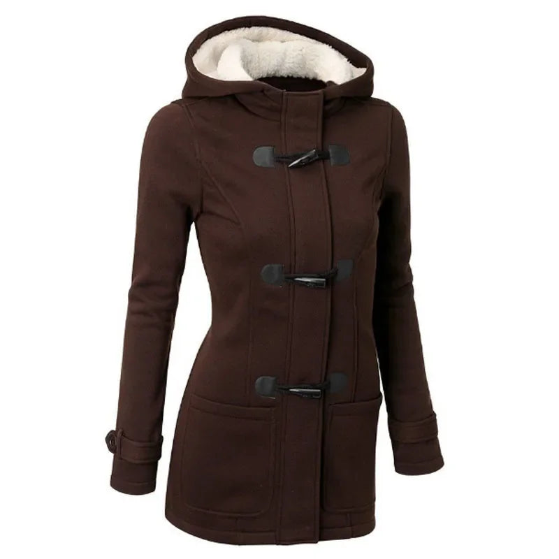 Giacca / Parka in cotone con cappuccio donna – Zipper, stile classico e versatile, nuove colorazioni 2025