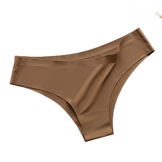 Set 4 pezzi mutandine donna seamless in ice silk – vita bassa G-string ultra sottile comfort quotidiano