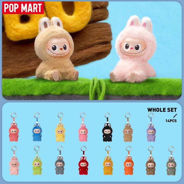 POP MART The Monster Pin for Love Series – Portachiavi in peluche vinilico, blind box (N-Z), edizione limitata, un pezzo per ordine