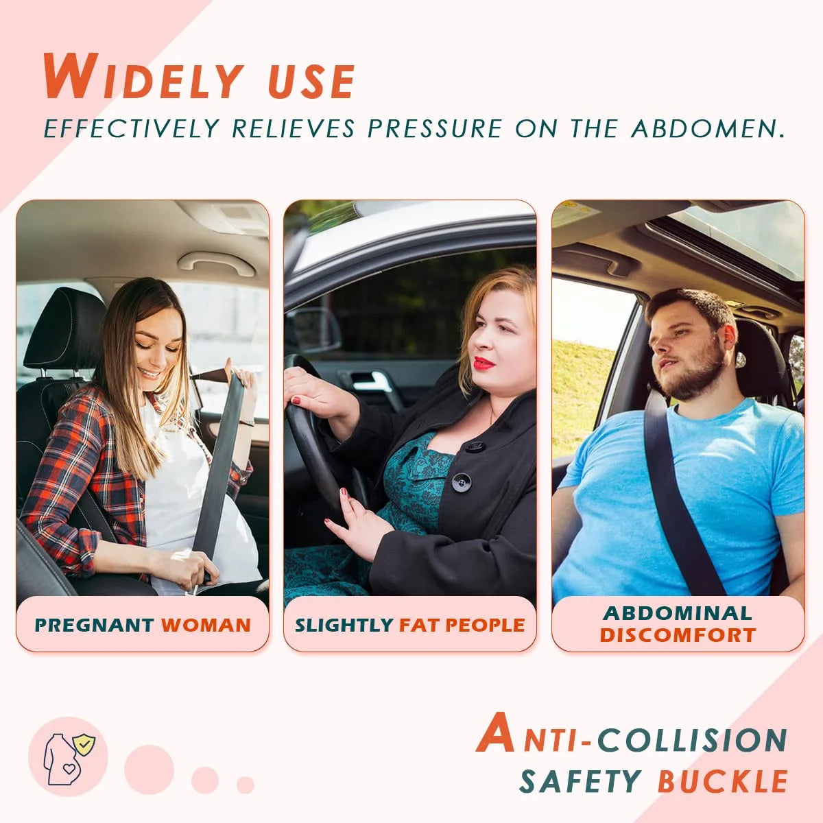 Adattatore Cintura Gravidanza per Auto – Comfort Pre Mamma
