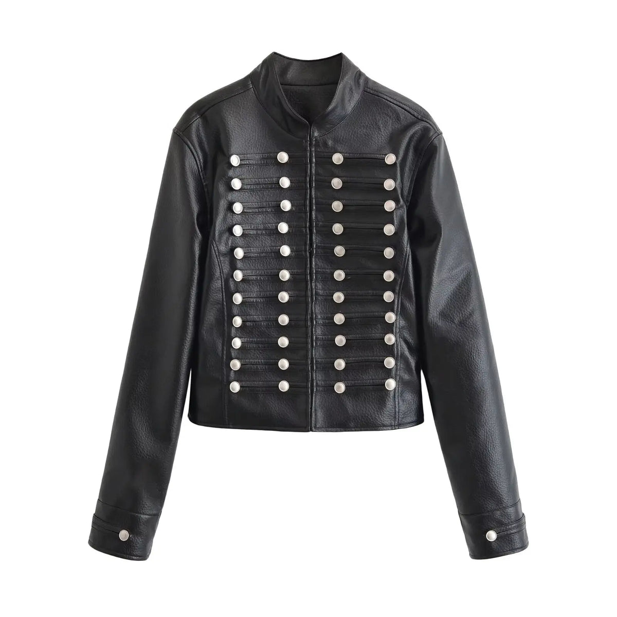 Giacca Cropped Donna con Bottoni e Fit Slim - immagine 31