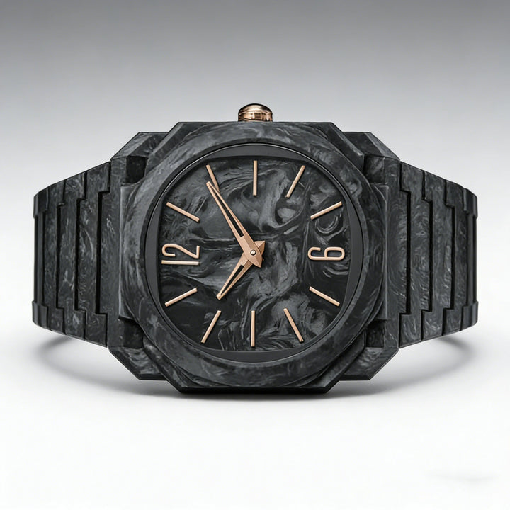Orologio Uomo Ultra Sottile al Quarzo 3ATM con Quadrante Effetto Marmo