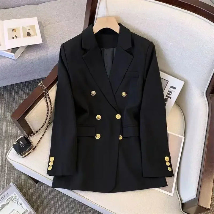 Tailleur donna loose fit 2025 ‒ giacca elegante effetto snellente stile western, manica lunga casual, abbigliamento