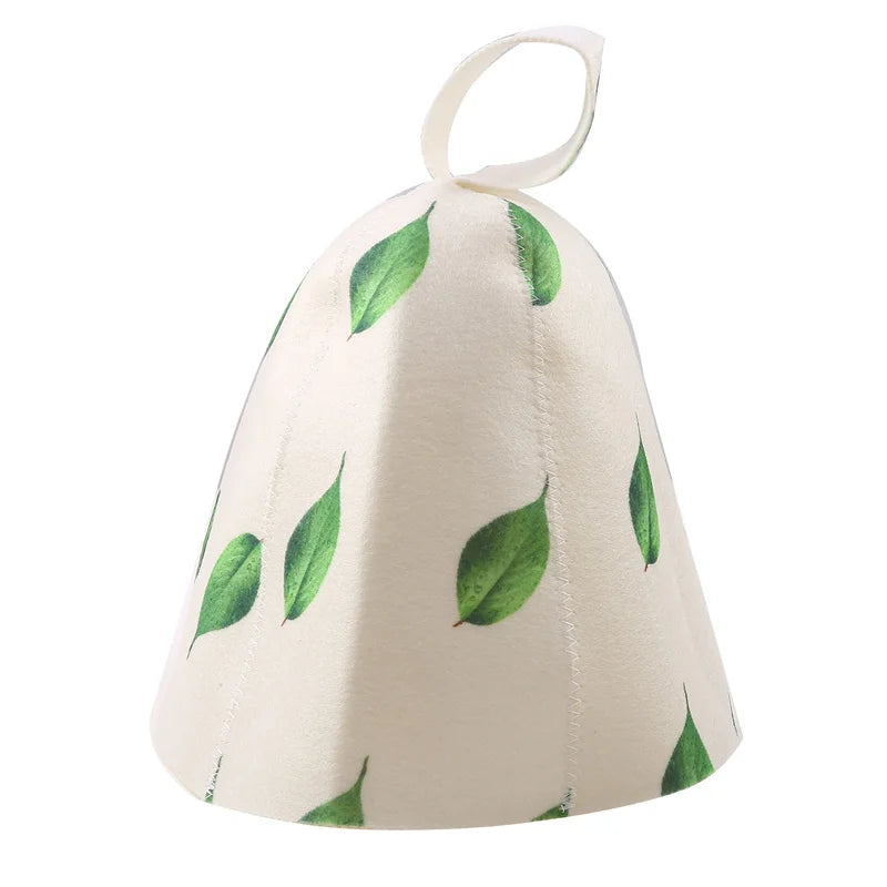 Cappello Sauna Sauna Hat in Feltro Anti-Calore Stile Russo | Protezione Testa