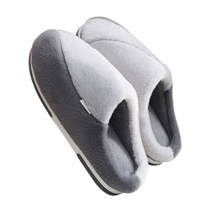 Ciabatte indoor unisex 2025 – suola alta in cotone, antiscivolo, pelose e super calde