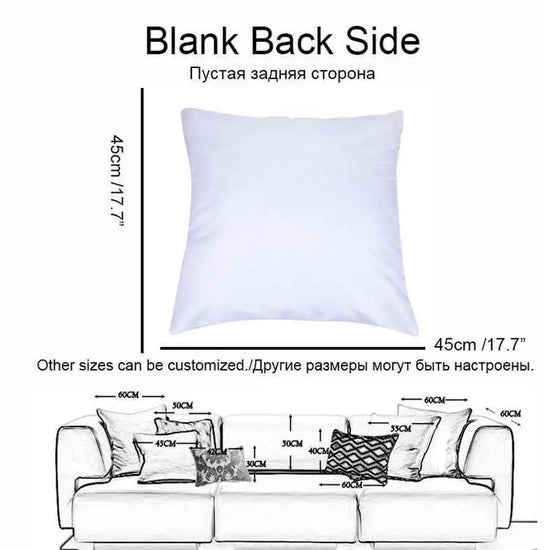 Copricuscino natalizio LED 45×45 cm ‒ federa luminosa decorativa per Natale, addobbo casa & divano