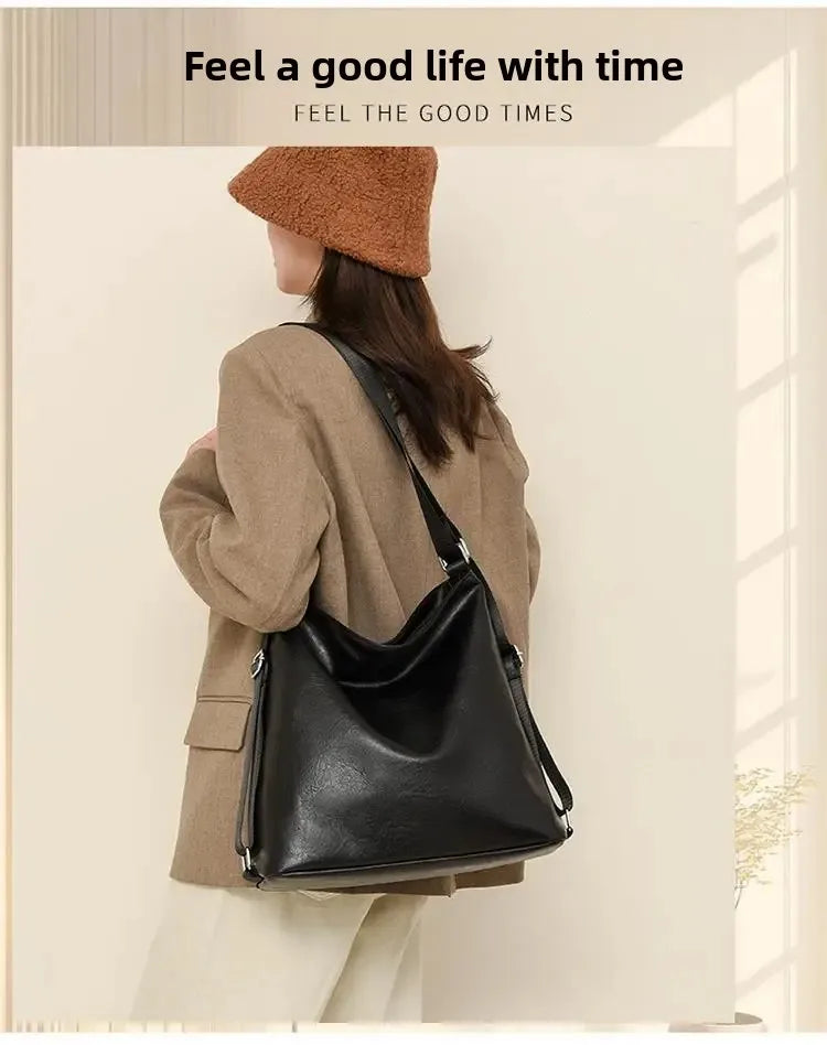 Borsa donna grande capacità 3-in-1 stile sirena (mermaid) – crossbody, tracolla e spalla, perfetta per lavoro, viaggio e uso quotidiano 2025