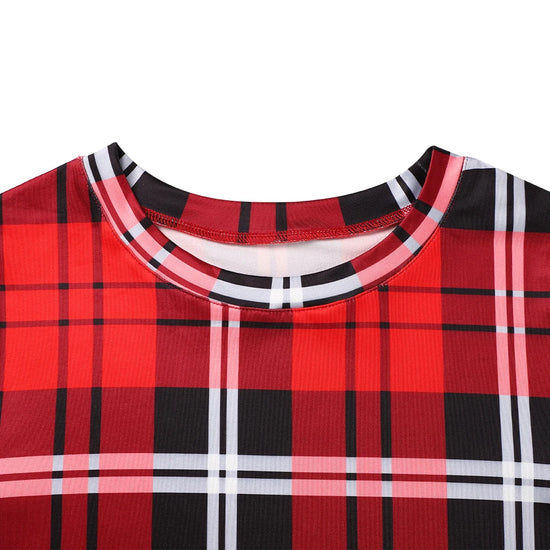 Abito rosso natalizio donna 2025 – maniche lunghe, bodycon, vita slim, stile elegante per feste invernali