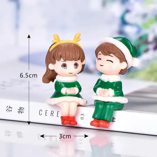 Set 1-10 pezzi per natale mini paesaggi – ornamenti natalizi, regalo creativo