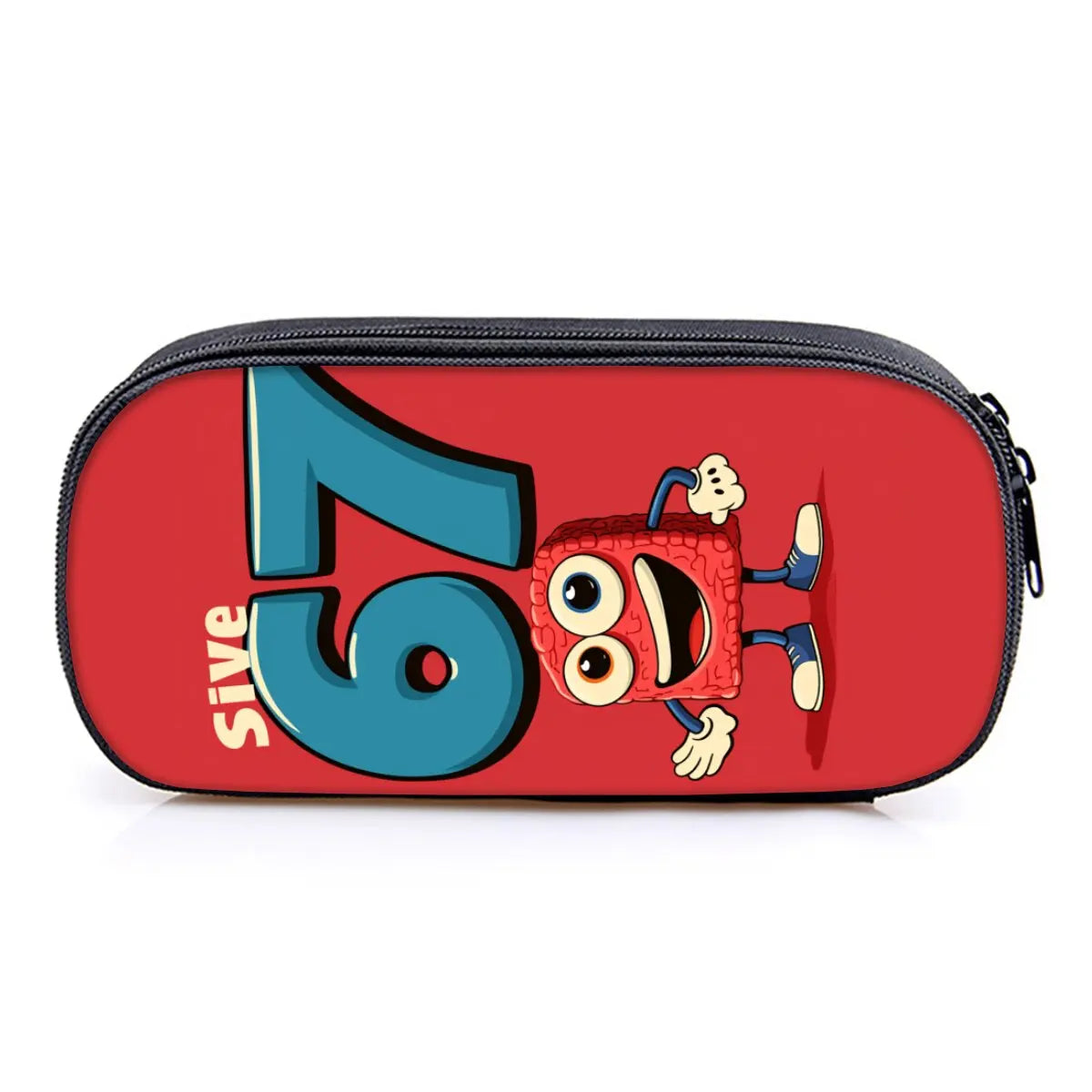 Hot Sales Colorful Number 67 Print Layered Pencil Case Quality 2D Flat Cartoon Pen Bag Best Gift for Boys/Girls School Supplies