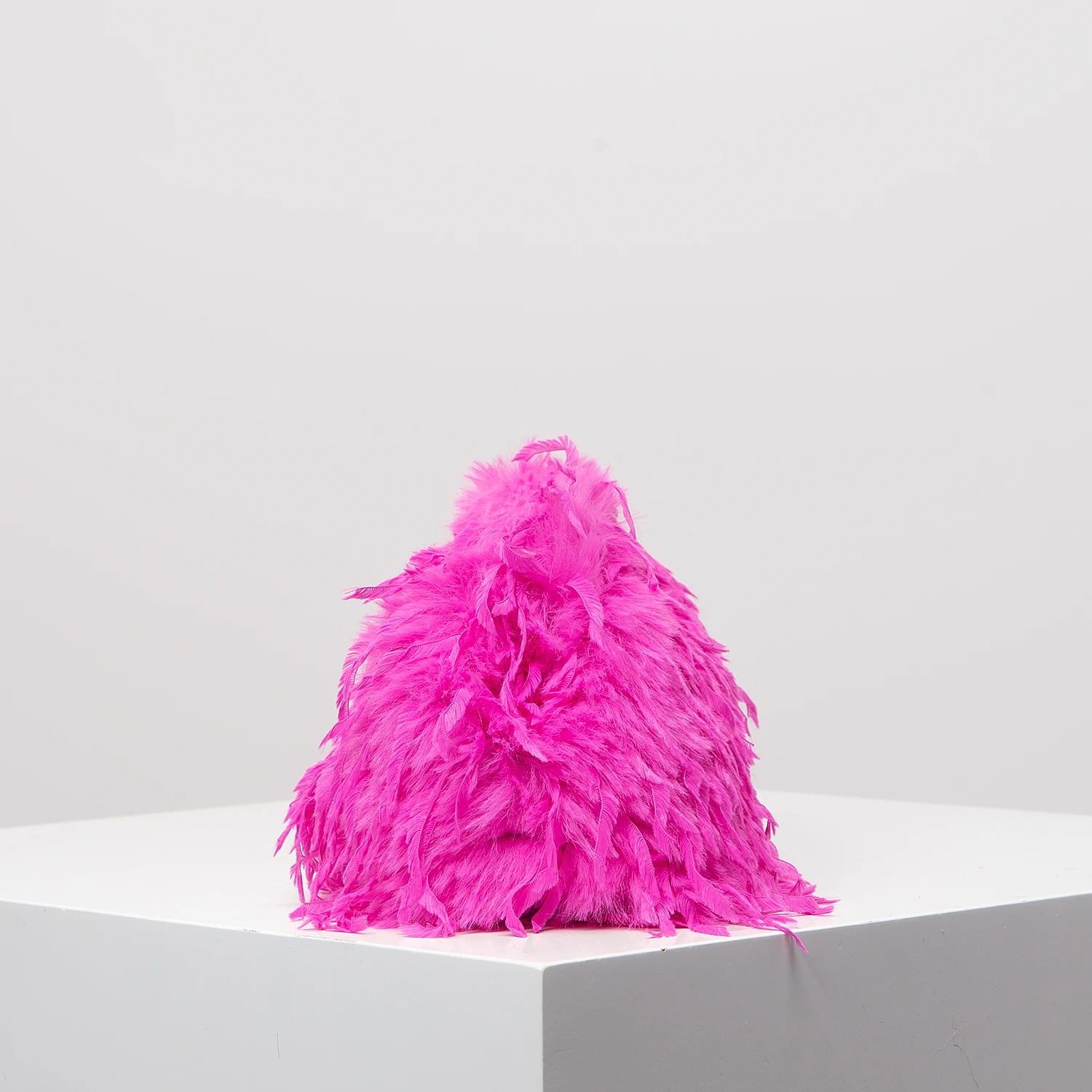 Clutch Y2K “Dopamine Style” in peluche candy-color – borsa da sera / clip bag fashion
