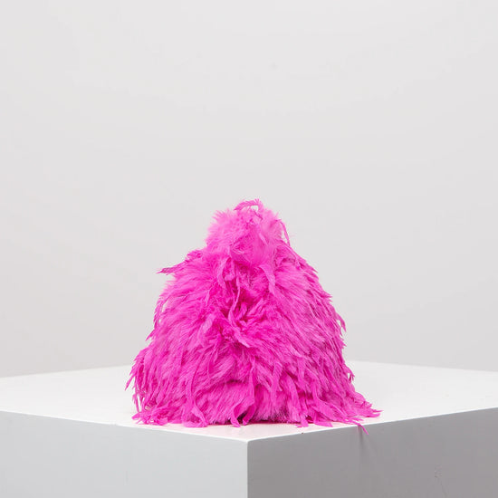 Clutch Y2K “Dopamine Style” in peluche candy-color – borsa da sera / clip bag fashion