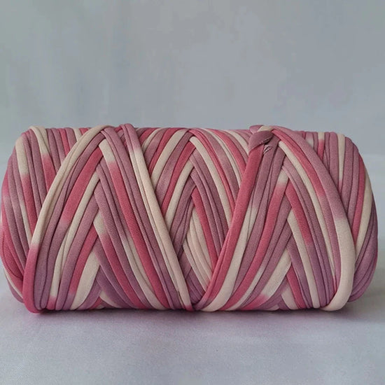 Fettuccia Intrecciata Multicolore 300 g – Filato Elasticizzato per DIY, Borse, Tappeti e Progetti Handmade