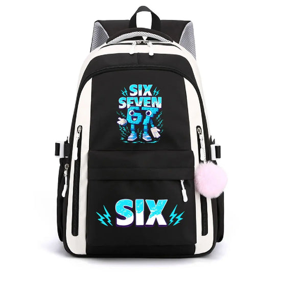 Fashion Middle High Student Backpack Six Seven Italian Brainrot Meme Pattern Mochilas Boys Girls Cartoon 67 Trennd Bagpack Gifts