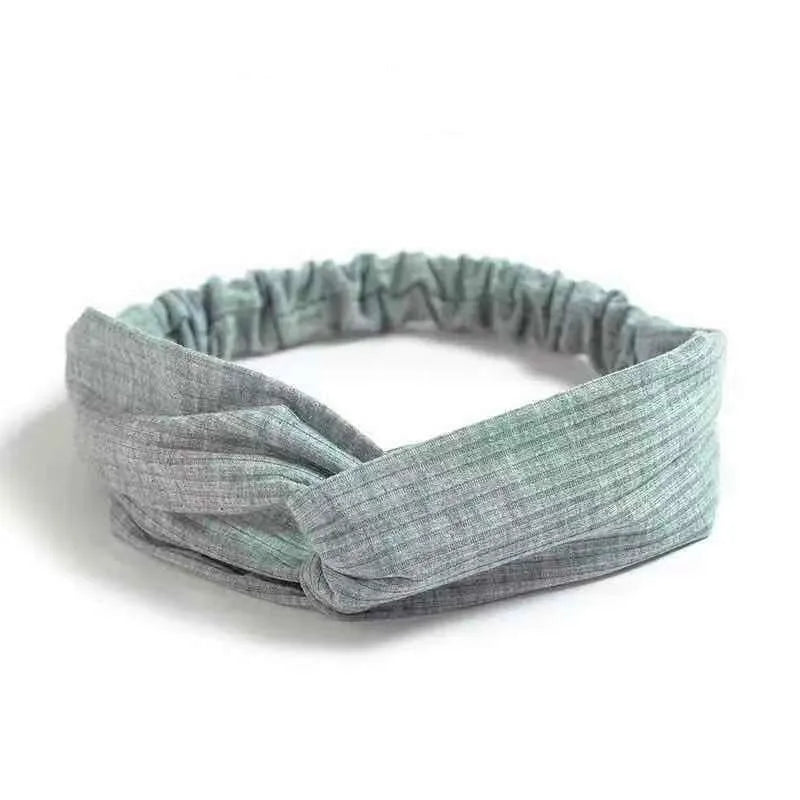 Fascia Capelli Boho Donna – Turbante Elastico con Nodo