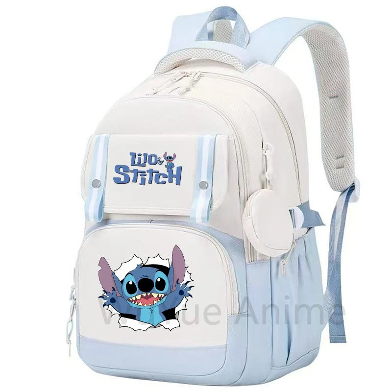 Zaino grande capacità Lilo & Stitch – impermeabile, per laptop, multiuso bambino/adulto 2025