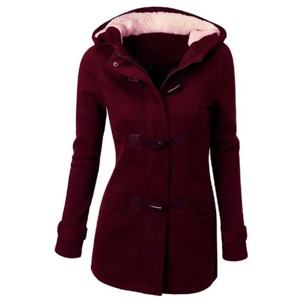 Giacca / Parka in cotone con cappuccio donna – Zipper, stile classico e versatile, nuove colorazioni 2025