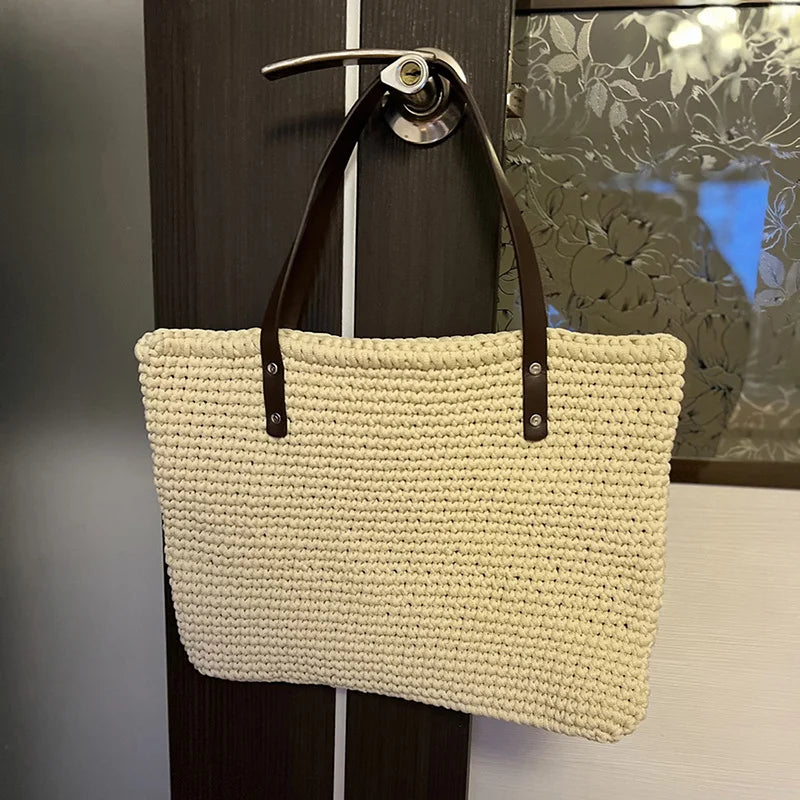 Set di manici in pelle PU fatti a mano per borse – 2 pezzi, 27,8 cm
