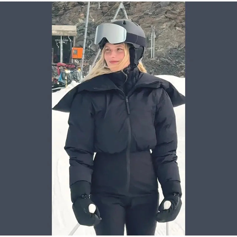 Tuta invernale donna con zip o giacca, diverse versioni