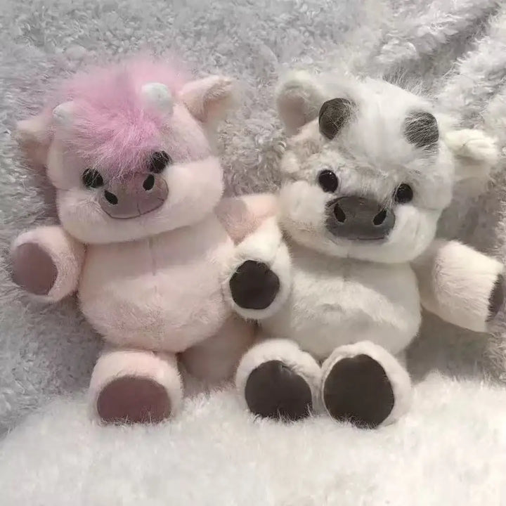 Peluche che Corre 45 cm – Mucca Morbida Decorativa da Regalo