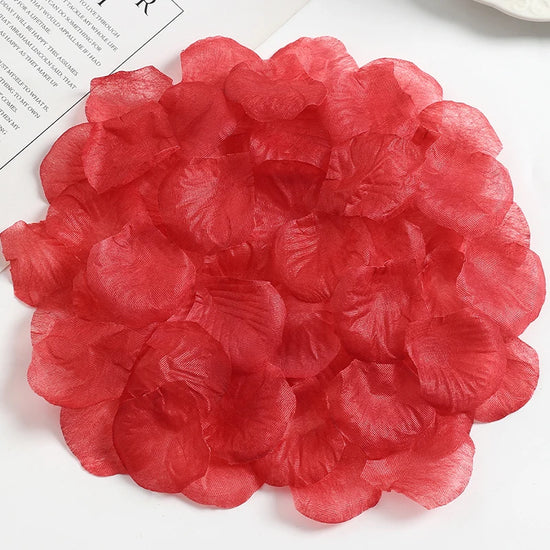 Petali di Rosa Artificiali 100–1000 pezzi – Decorazioni Romantiche San Valentino