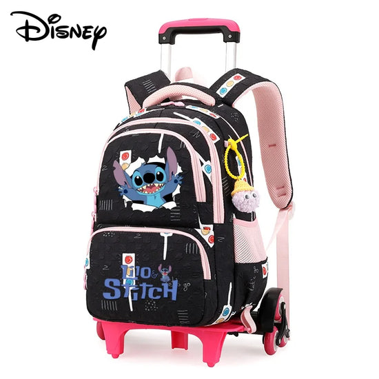 Zaino trolley Stitch 2-in-1 Disney 2025 – grande capacità, torretta, impermeabile e per laptop