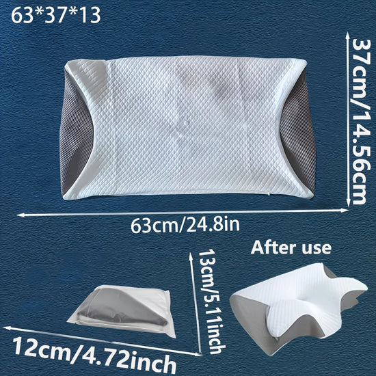 Memory Foam Pillowcase Cervical Pillowcase Pillow Protector Bedding Pillow Cases Cover Cooling Fabric Portable Home Holiday Gift