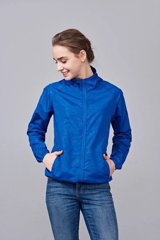Giacca trekking unisex impermeabile e quick-dry – antivento, anti-UV e pieghevole per escursioni