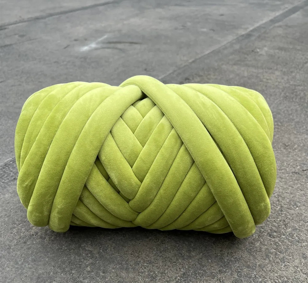 Filato marshmallow super chunky velluto 1 kg – “super velvet” grosso per coperte gigantissime, progetti fai-da-te morbidi